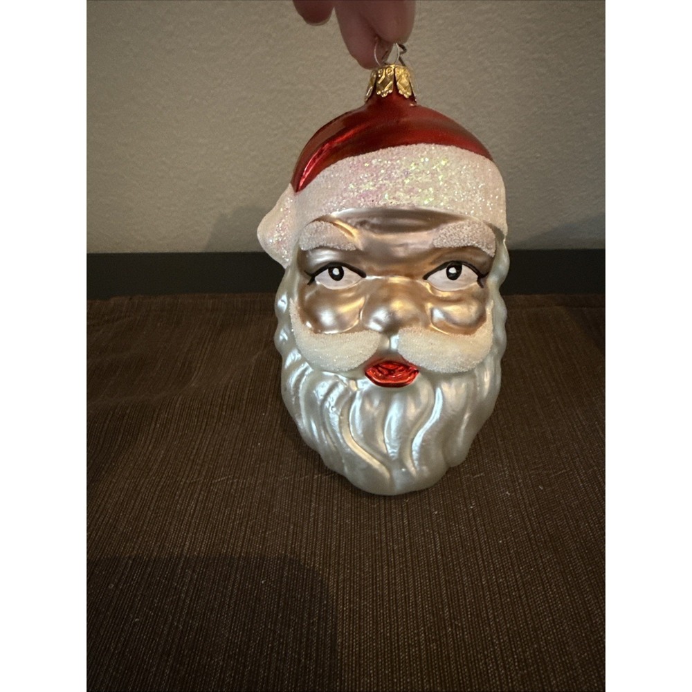 kurt adler komozja polonaise Ermined Santa AP 945 Christmas Ornament‎ W Box